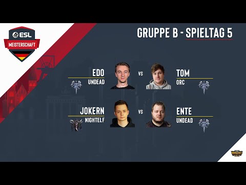 WC3 - Edo vs. ToM / EnTe vs. JokeRn  | ESL  Herbstmeisterschaft 2021