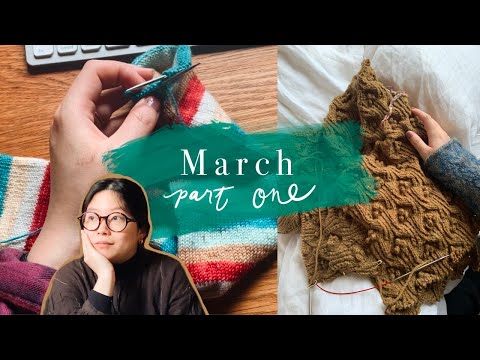 COZY CARDIGANS: March ‘22 Knitting Podcast Pt 1 - Cardigan FO, Test Knit WIP & LOTS of Acquisitions!