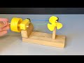 How To Make A Mechanical Electric Fan Electric Generator Table Fan Amazing Idea