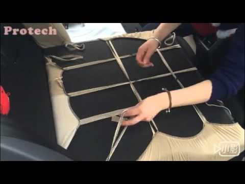 CAR SPLIT BENCH SEAT COVER INSTALLATION