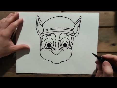 Comment dessiner Chase (Pat' patrouille)