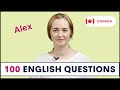 100 Common English Questions With ALEX How To Ask And Answer English Questions