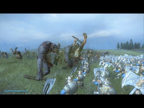 960 Trolls vs 7800 Dwarf Warriors Warhammer Total War
