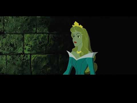 Disney Sleeping Beauty (1959) Maleficent Makes Aurora Touch The Spinning Wheel