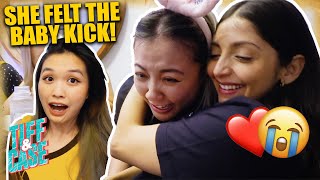 EMOTIONAL* Gina felt the baby kick and CRIES!
