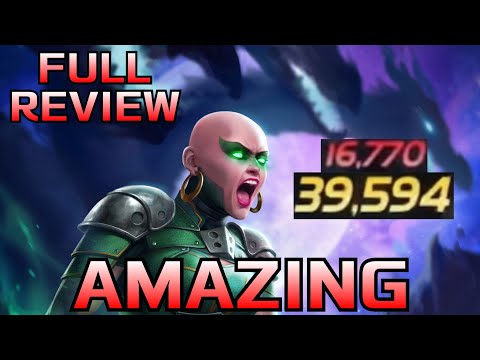 Do NOT Sleep On This AMAZING Champion: Moondragon Full Review! | Mcoc