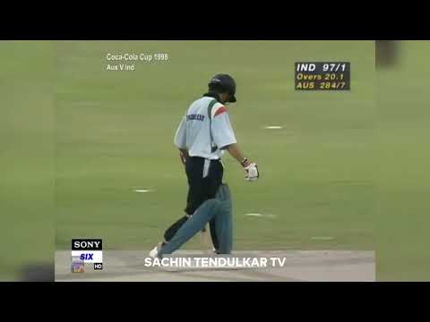 Sachin Tendulkar 143(131) vs Australia 1998 Sharjah Ball-by-Ball Highlights 720p