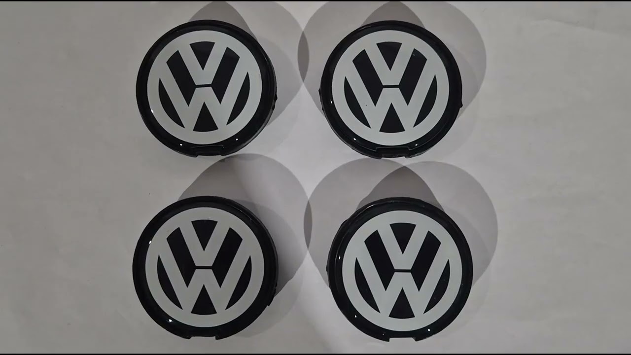 Колпачки на диски 56/52мм vwor5652 V-2 (4 шт) Video 1