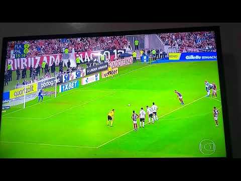 Gol de pênalti Gabigol , flamengo 3x0 palmeiras , brasileirão 2019