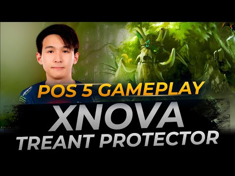 PSG.LGD.xNova plays Treant Protector | Full Gameplay Dota 2 Replay