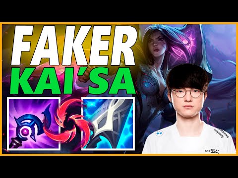 ⚡FAKER KAI'SA MID GAMEPLAY⚡SEASON 12 LEAGUE OF LEGENDS