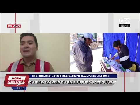 TvPerú | Entrev Erick Benavides - PIAS Terrestre llevó servicios a centros poblados de Julcan