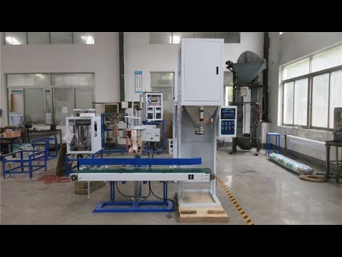 AGRISE DCS Automatic Rice Packing Scale Testing Video for  africa client