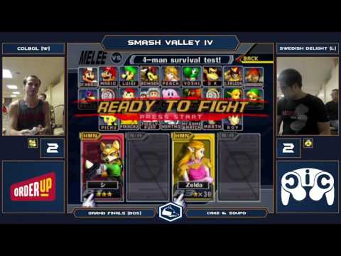 Smash Valley IV Melee Singles - Colbol (Fox) vs Swedish Delight (Sheik) – Grand Finals