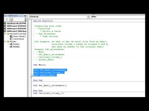 VBA Beginner: Functions and Sub Procedures