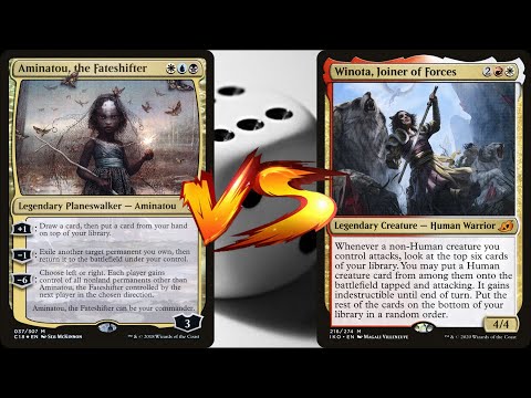 Aminatou VS Winota - MTG EDH Duel Commander