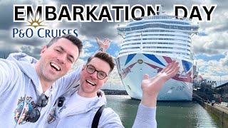 Trying P&O for the First Time! Boarding IONA, the UK’s BIGGEST Cruise Ship – Will We Like It?