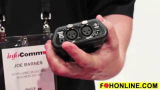 Video thumbnail for Whirlwind PW-1 Personal Wedge Headphone Monitor by fohtv