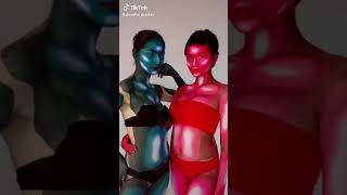 Body Paint Art/ボディーペイントアート #TikTok #shorts