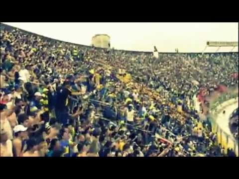 "Fiesta xeneize en el gallinero" Barra: La 12 • Club: Boca Juniors • País: Argentina