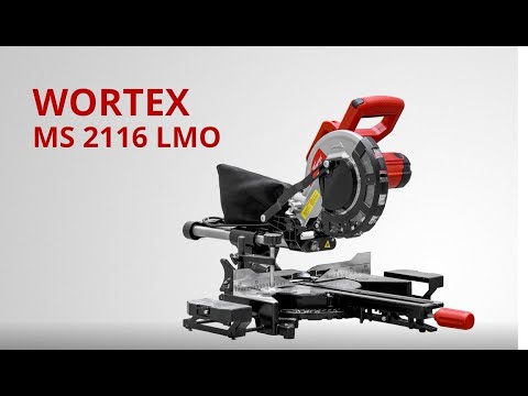 фото торцовочная пила лазер wortex ms 2116 lmo, 1700 вт, 210 мм, с протяжкой по дереву станок вортекс 0