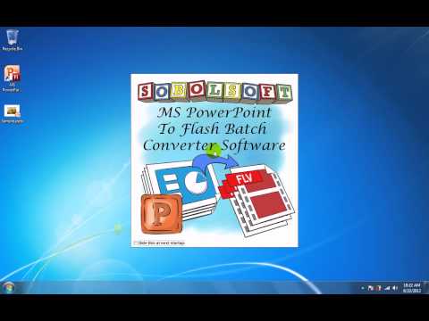 MS PowerPoint To SWF Converter Software