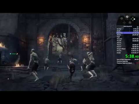 Dark Souls 3 - No-Hit Speedrun in 56:23 (Former WR)