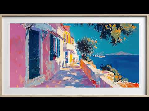 Henri Matisse: Harbor Promenade Mediterranean | 4K Art Screensaver TV | 4 Hours