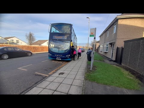 arriva northumbria 7608 NK59DMF Wright Gemini 2 DB300 X7 Newcastle