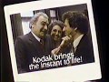 1981 Kodak Colorburst 350 Instant Camera TV Commercial