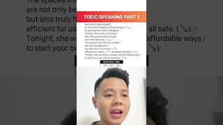 Luyện tập TOEIC 4 kỹ năng: Speaking Part 1 #toeicspeaking #toeic #toeic4kynang