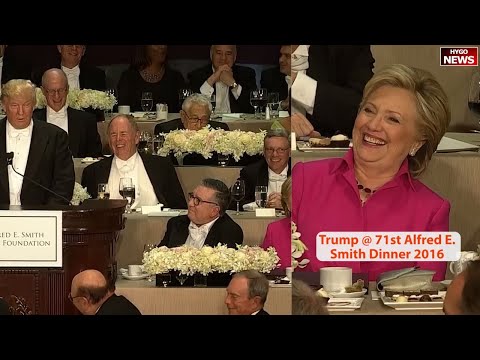 Kamala skipping Al Smith dinner, Trump & Hillary very hilarious 2016 appearance