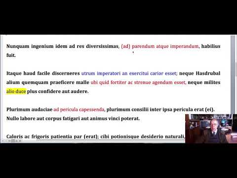 AB URBE CONDITA XXI, 4, TITO LIVIO  ANNIBALE SUCCEDE AD AMILCARE