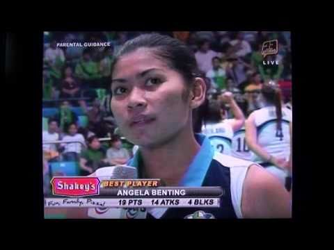 UAAP 73 R2 Adamson vs Ateneo (20 - Player of the Game Angela Benting) volleyball Feb. 13, 2011.wmv