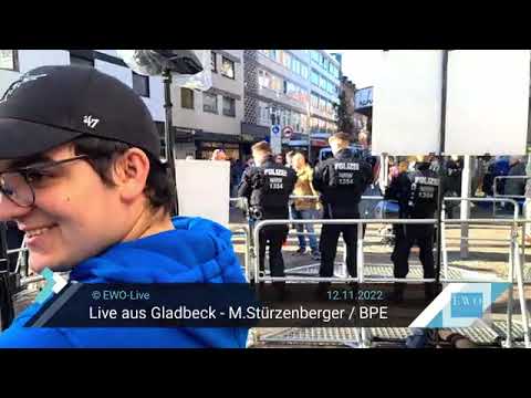 Live aus Gladbeck 2.0 -Michael Stürzenberger,  BPE Kundgebung Live