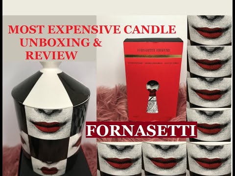 Fornasetti Candle : The most #fornasetti #luxury #candle  Unboxing & Review #phoena