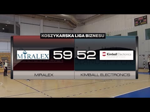 Miralex vs Kimball Electronics - X kolejka - Grupa A Poznań - Koszykarska Liga Biznesu