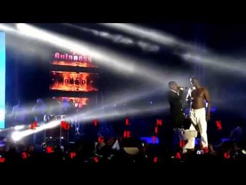 Akon Ft. Wizkid - Roll It Remix Full Performance Live in Ghana