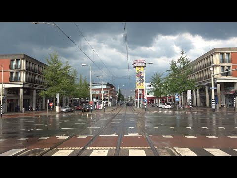 HTM tramlijn 6 Den Haag Leyenburg - Leidschendam Noord v.v. | regen/zon | GTL8 3080 | 2021