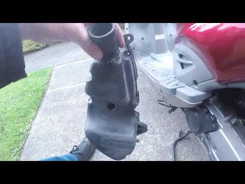 Scooter Air Filter Installation