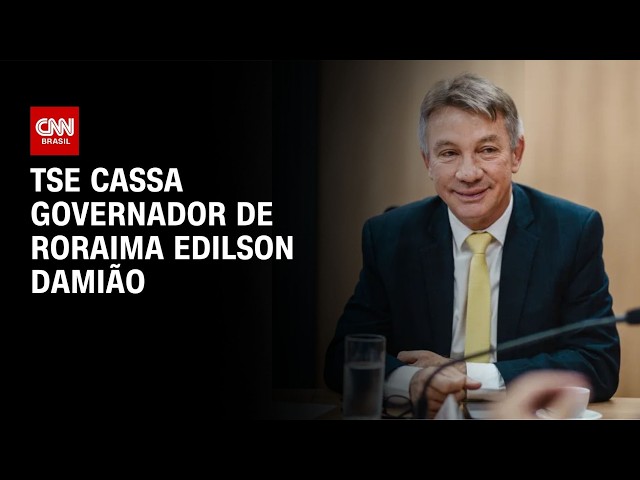 TSE cassa governador de RR, torna Denarium inelegível e convoca eleição | BASTIDORES CNN