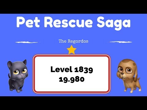 Pet Rescue Saga Level 1839 - No Boosters