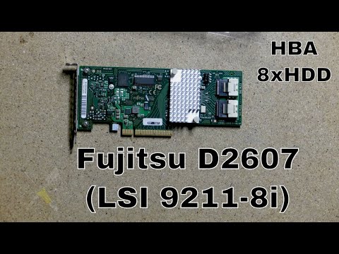 BitBastelei #443 - Fujitsu D2607 (9211-8i) RAID-Controller als HBA