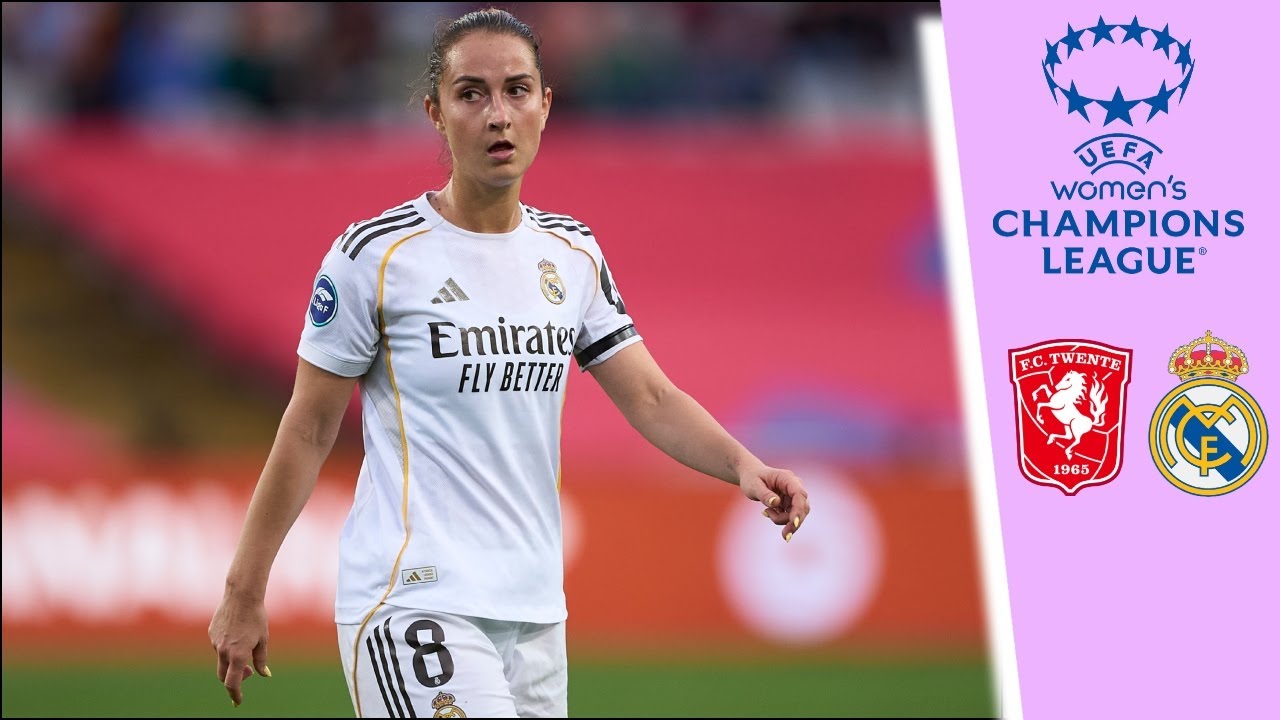 REAL MADRID PEGA PRIMERO. SARA DABRITZ pone el 1-0 ante TWENTE | UEFA Champions League Femenina