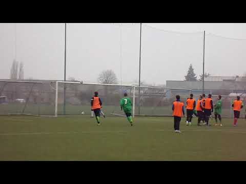 Gól Kolínského proti Lošticím