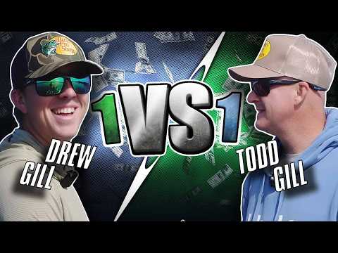 Drew Gill Vs His Dad | $1,000 Fishing Challenge | Bass Pro Shops