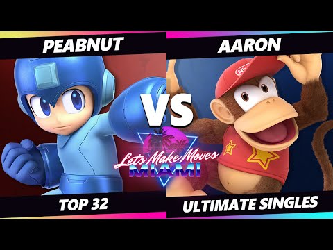 Let's Make Moves Miami - Peabnut (Mega Man) Vs. Aaron (Diddy Kong) SSBU Ultimate Tournament