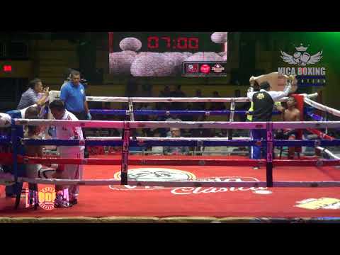 Elton Lara VS Jordan Escobar -  Fedecentro  Super Mosca -Nica Boxing Promotions