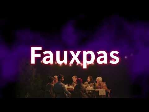 Fauxpas. Richtige Sprechweise, Bedeutung. Korrekte Aussprache. Gutes Deutsch. Von TV-Profisprecher.