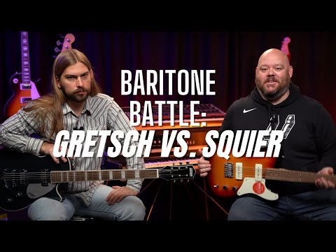 Gretsch G5260 vs. Squier Paranormal Cabronita | Battle of the Baritones!